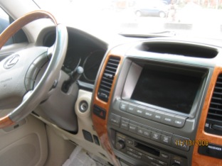 Driver's executive suite with navigational system and on-board control indicator for engine, climate control, sound control etc